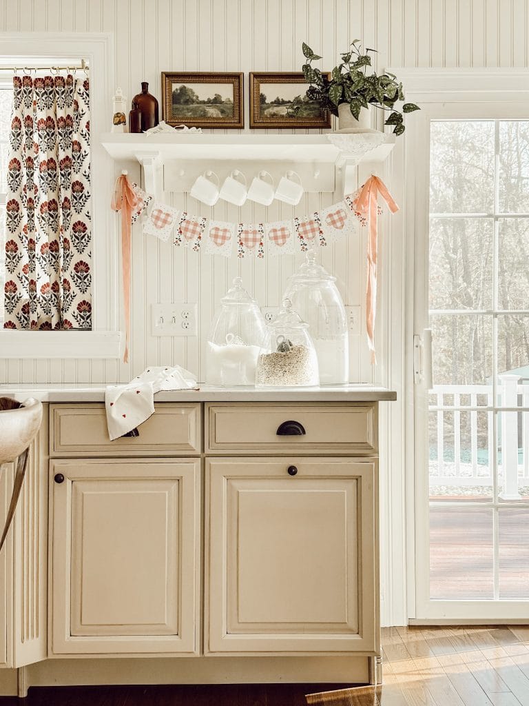 Add a touch of love to your kitchen with DIY valentines decorations.