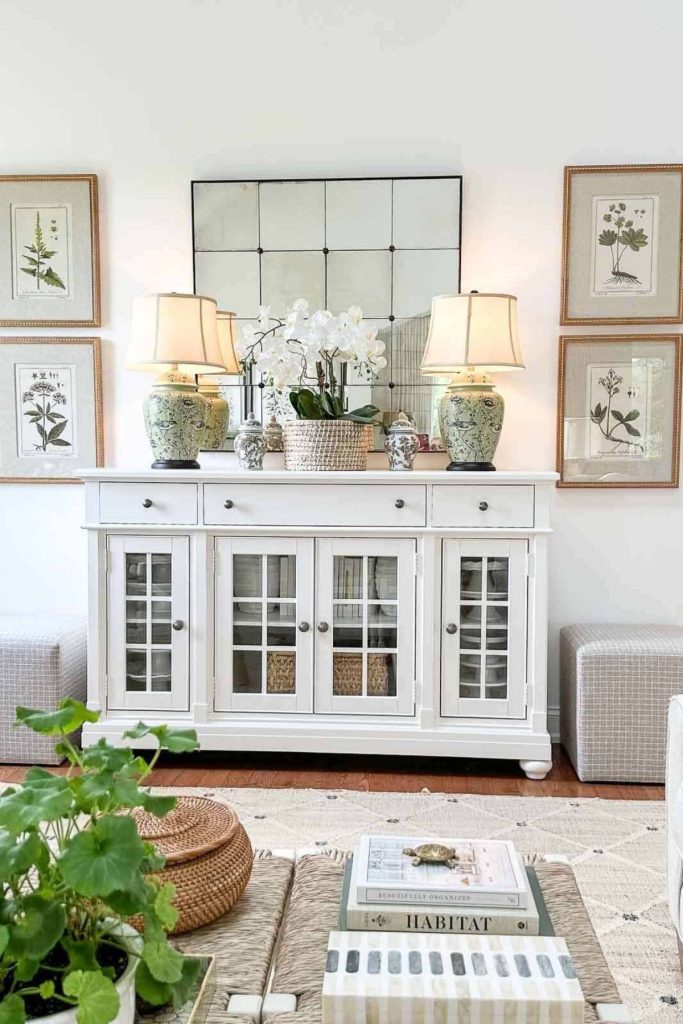 The living room of Stonegable Blog for the Weekly Wednesday Wish List.