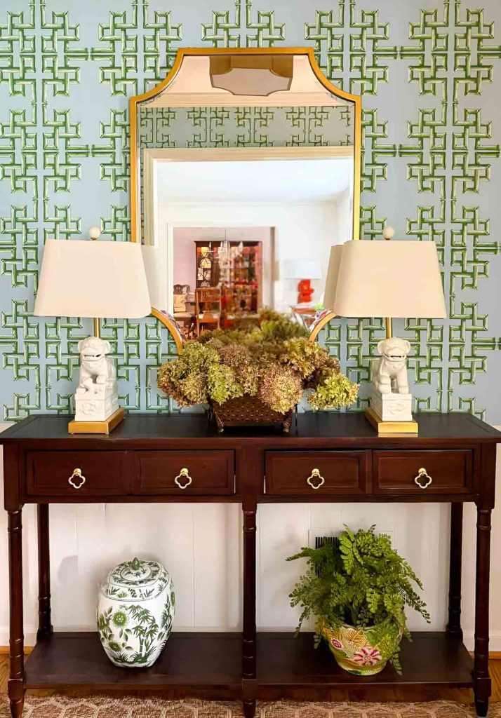 Weekly Wednesday Wish List #221 Worthing Court entryway styled for the fall season.