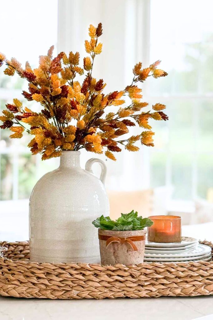 Weekly Wednesday Wish List #224 StoneGable blog fall vignette.