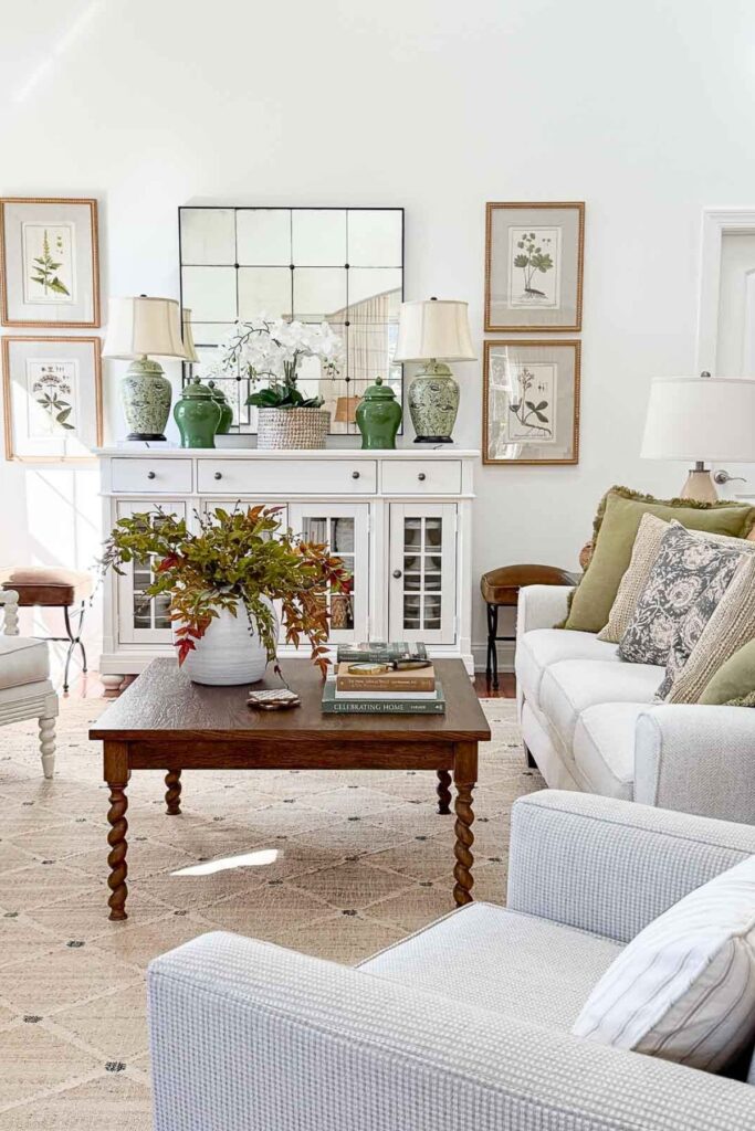 Weekly Wednesday Wish List #227 StoneGable living room.