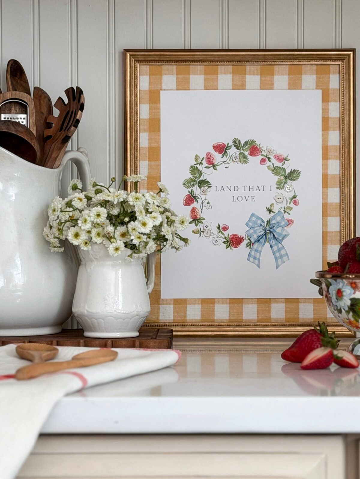 Summer Independence Day printable wall art for budget-friendly decorating.