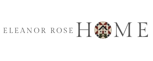 Eleanor Rose Home logo with quilt house.