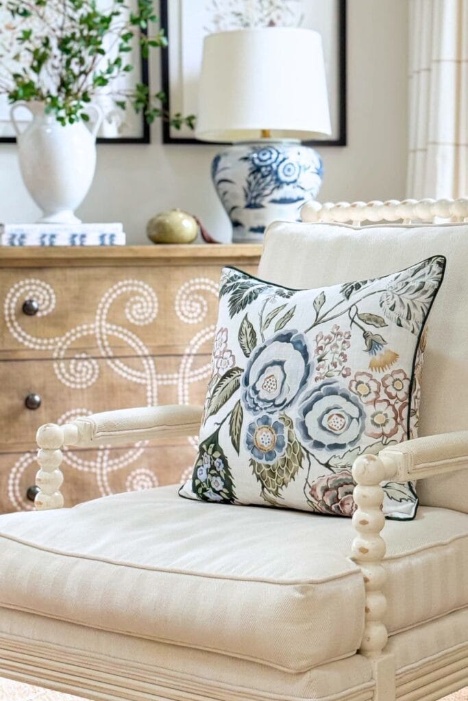 Weekly Wednesday Wish List #260 StoneGable living room accent chair and console table.
