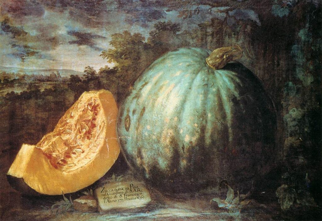 Free fall vintage artwork prints include this watercolor painting of a pumpkin.