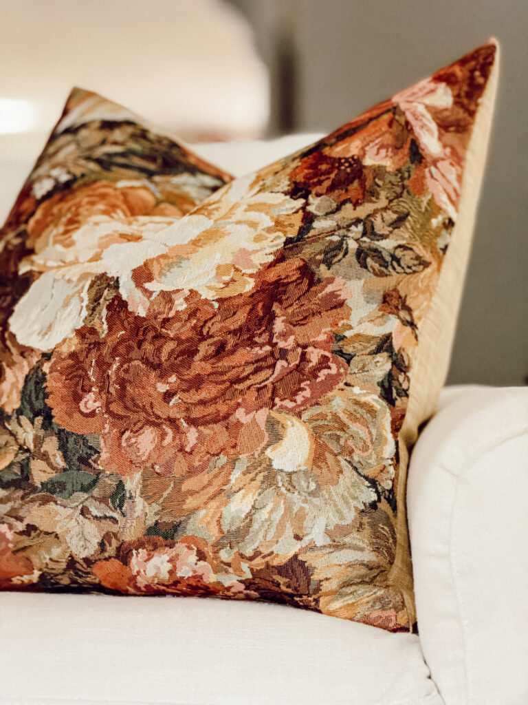 Easily update your home decor for fall with seasonal throw pillows.