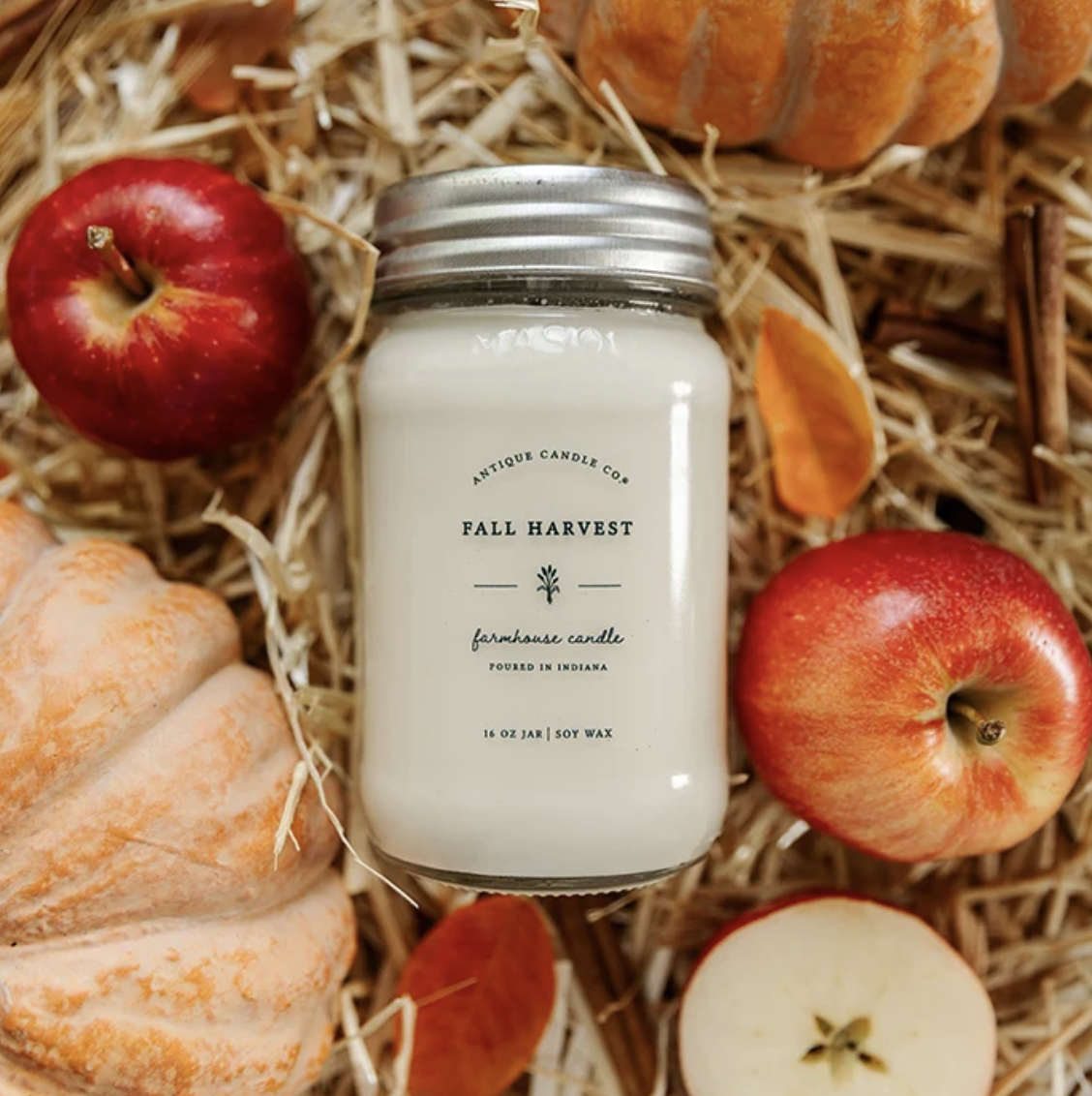 Antique Candle Co. fall harvest candle.